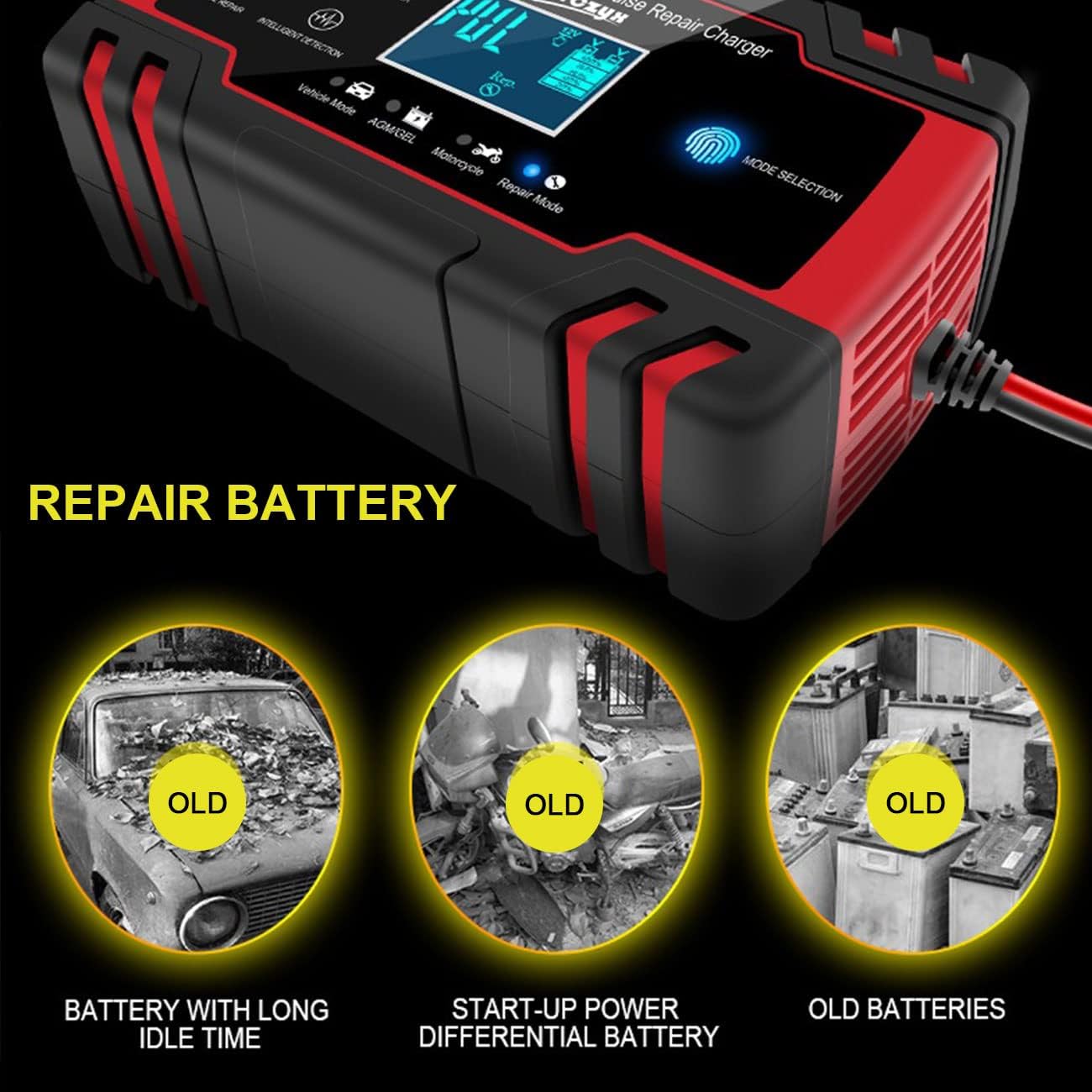 CARGADOR DE BATERIA INTELIGENTE 12 V
