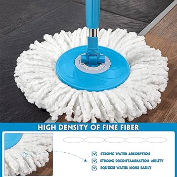 TRAPEADOR GIRATORIO PLASTICO CON BASE PLASTICA