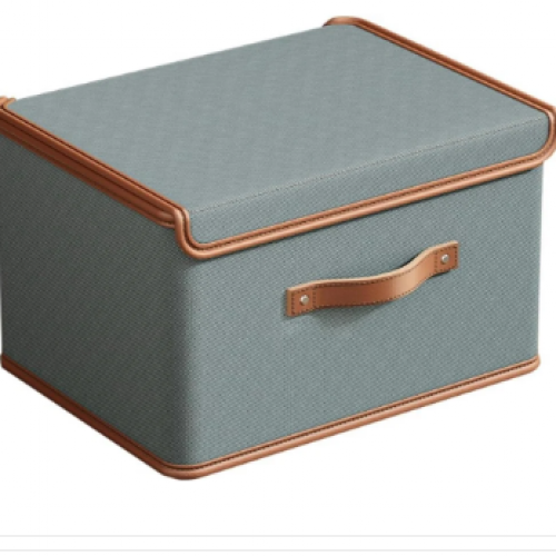 ORGANIZADOR DE ROPA CON TAPA GRANDE GRIS (25 UND X CAJA)